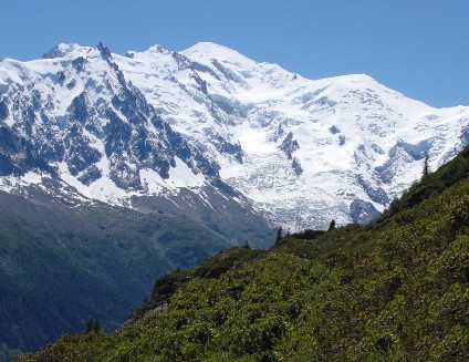 Mont Blanc is the highest peak in the Alps, and the highest in Europe outside Russia