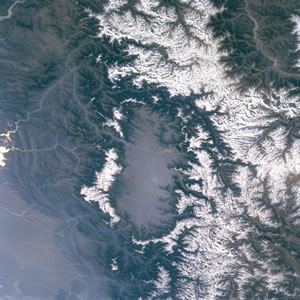 Satellite Image of the Vale of Kashmir