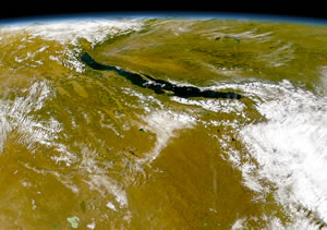 Lake Baikal seen from Space