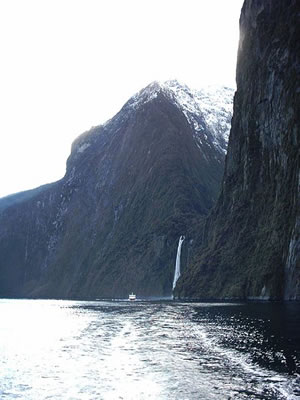 Cliffs at Milford Sound