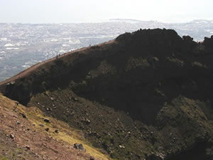 Crater Wall of Mount Vesuvius
