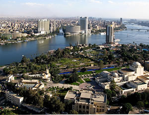 The Nile in Cairo, Egypt