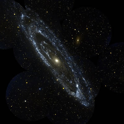 Andromeda Galaxy Ultraviolet Image