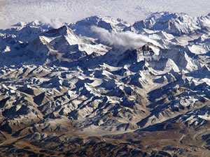 Himalayas as Seen from Space