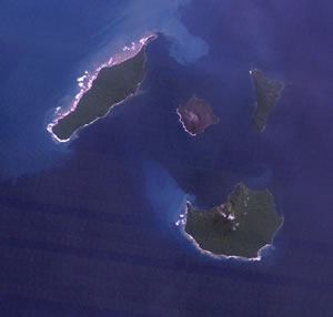 Krakatoa Island Area May 1992