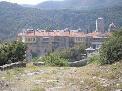 Iviron monastery on Mount Athos, photo by Michaelis Famelis